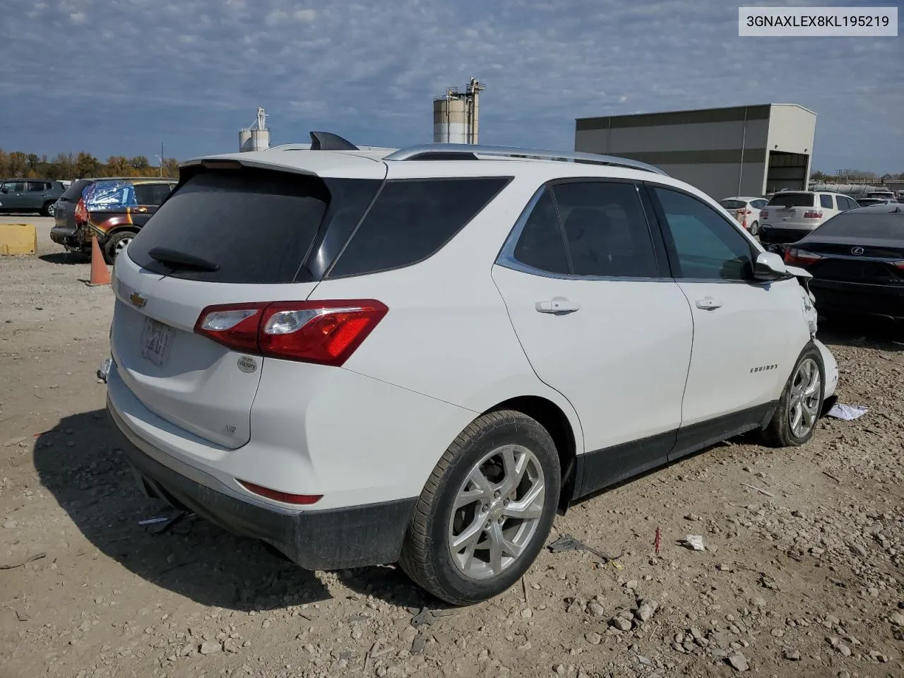 2019 Chevrolet Equinox Lt VIN: 3GNAXLEX8KL195219 Lot: 77553664