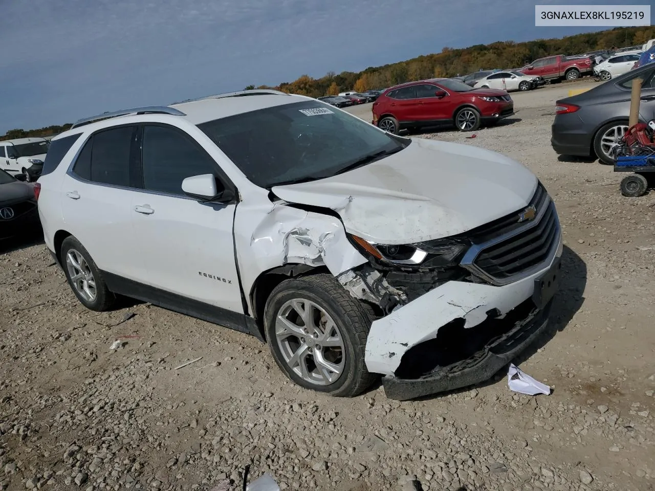 2019 Chevrolet Equinox Lt VIN: 3GNAXLEX8KL195219 Lot: 77553664