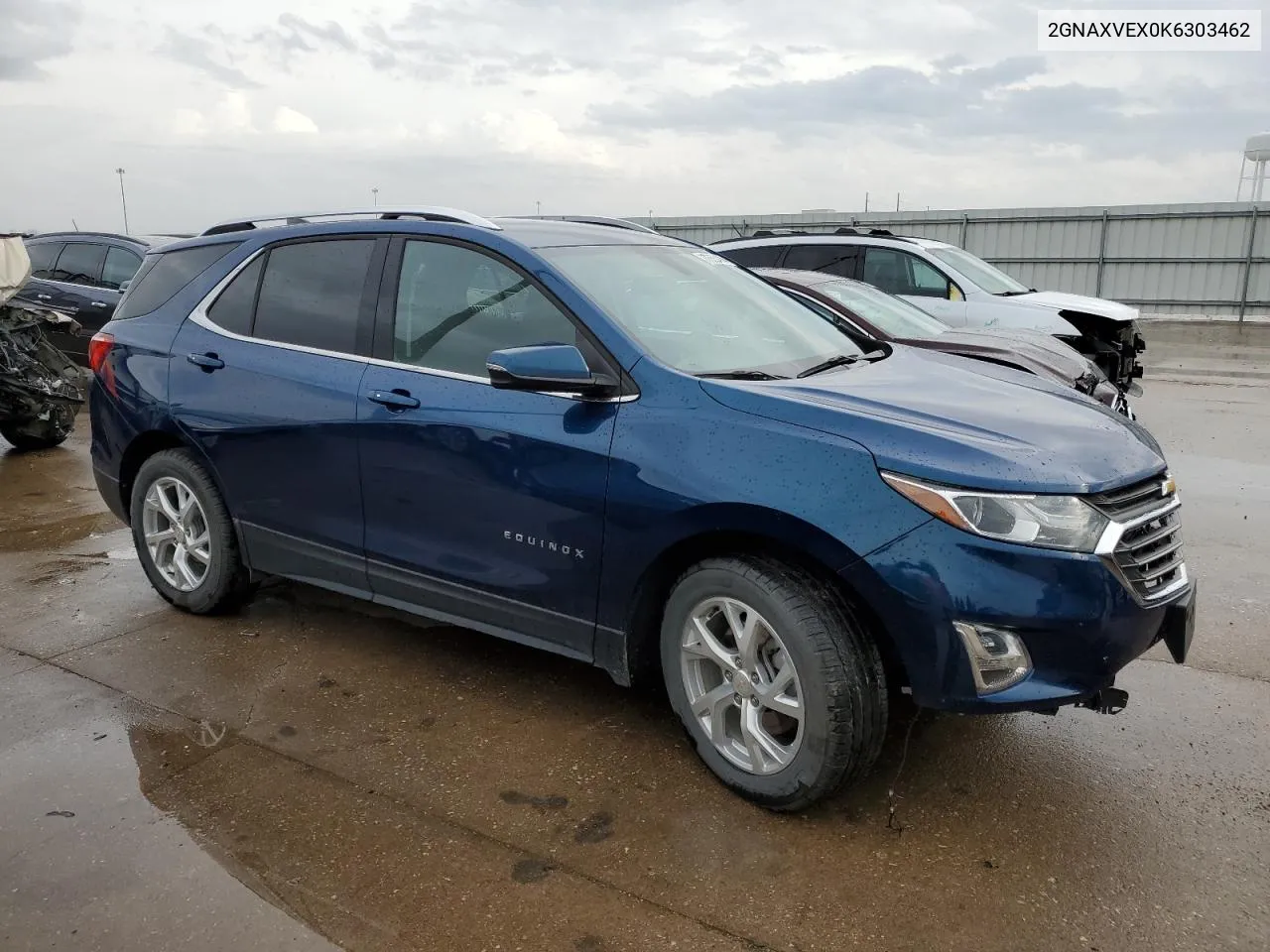 2019 Chevrolet Equinox Lt VIN: 2GNAXVEX0K6303462 Lot: 77555484