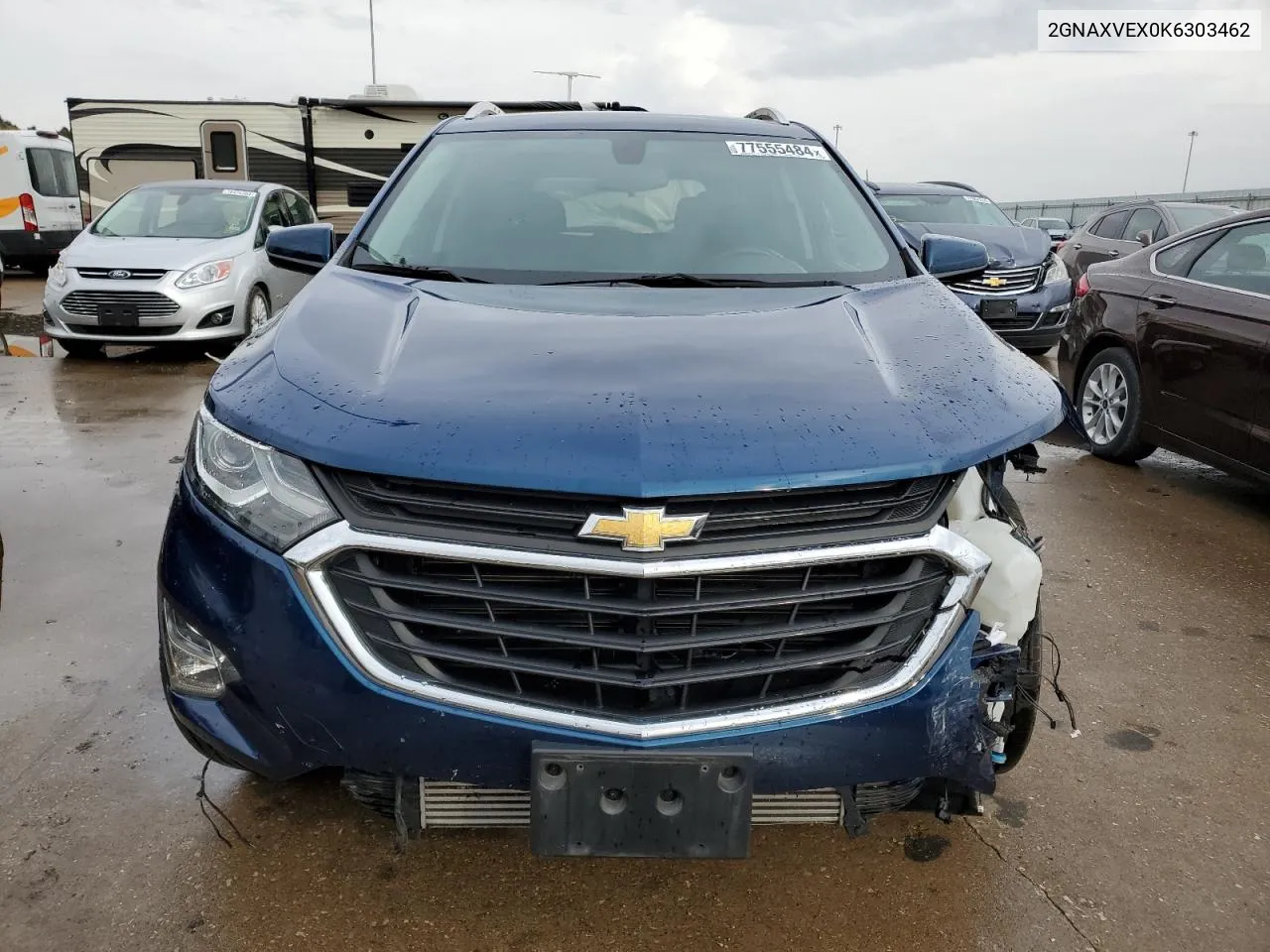 2019 Chevrolet Equinox Lt VIN: 2GNAXVEX0K6303462 Lot: 77555484