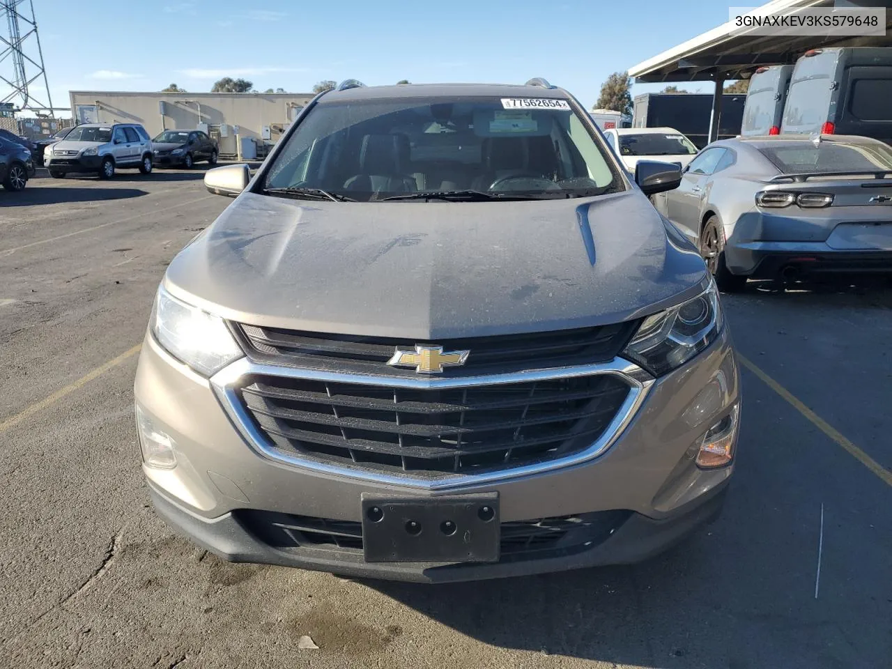 2019 Chevrolet Equinox Lt VIN: 3GNAXKEV3KS579648 Lot: 77562654