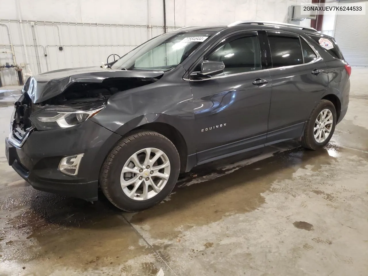 2019 Chevrolet Equinox Lt VIN: 2GNAXUEV7K6244533 Lot: 77584644