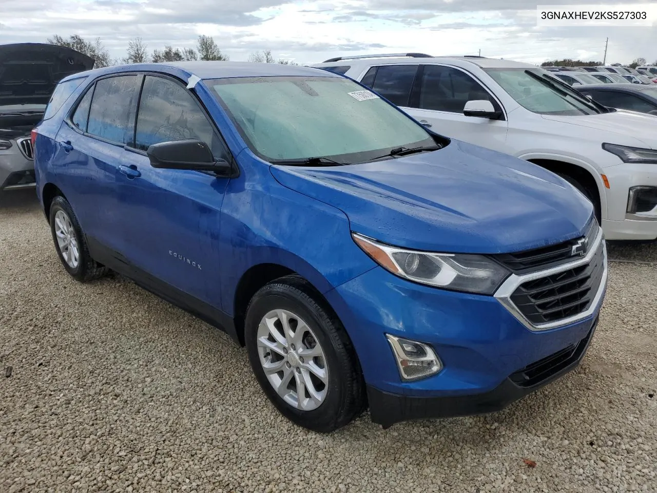 2019 Chevrolet Equinox Ls VIN: 3GNAXHEV2KS527303 Lot: 77590104