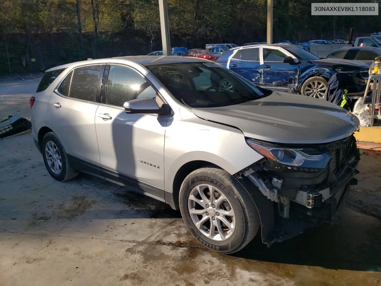 2019 Chevrolet Equinox Lt VIN: 3GNAXKEV8KL118083 Lot: 77660174