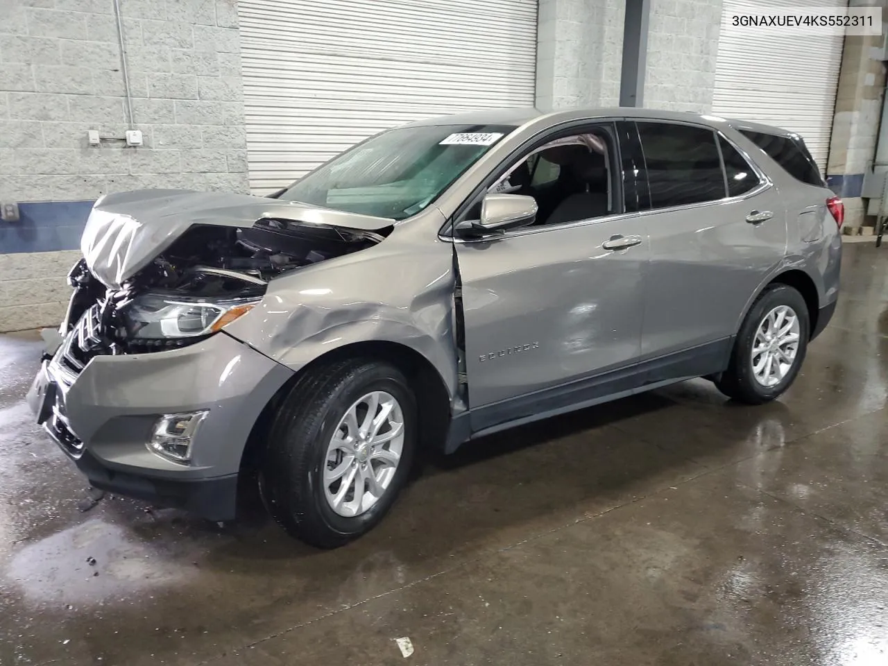 2019 Chevrolet Equinox Lt VIN: 3GNAXUEV4KS552311 Lot: 77664934