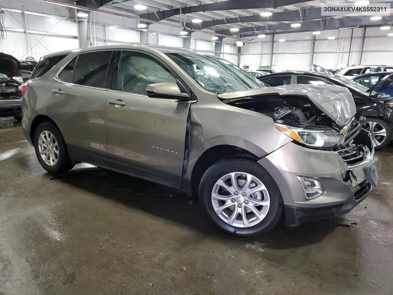 2019 Chevrolet Equinox Lt VIN: 3GNAXUEV4KS552311 Lot: 77664934