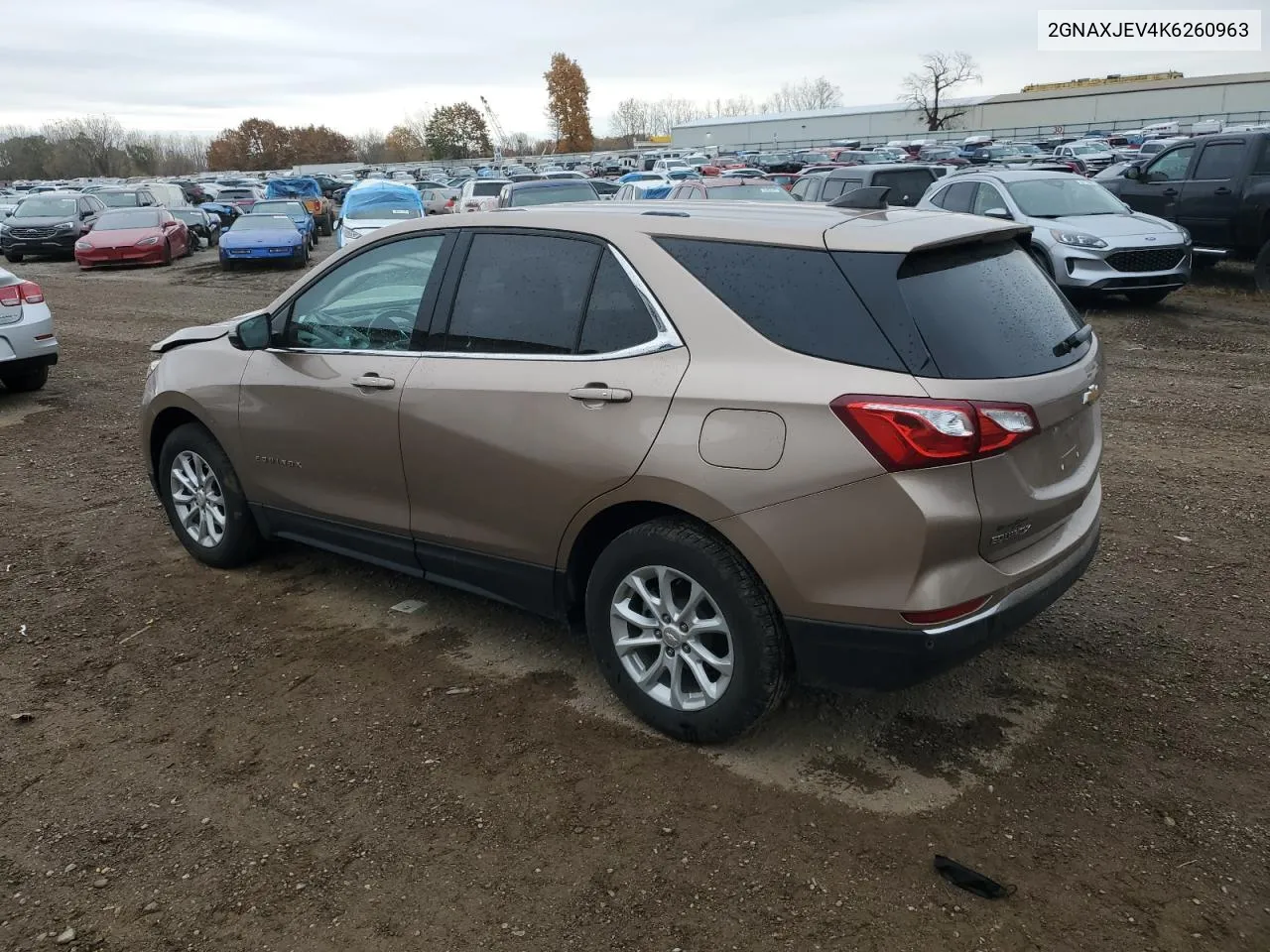 2019 Chevrolet Equinox Lt VIN: 2GNAXJEV4K6260963 Lot: 77693894