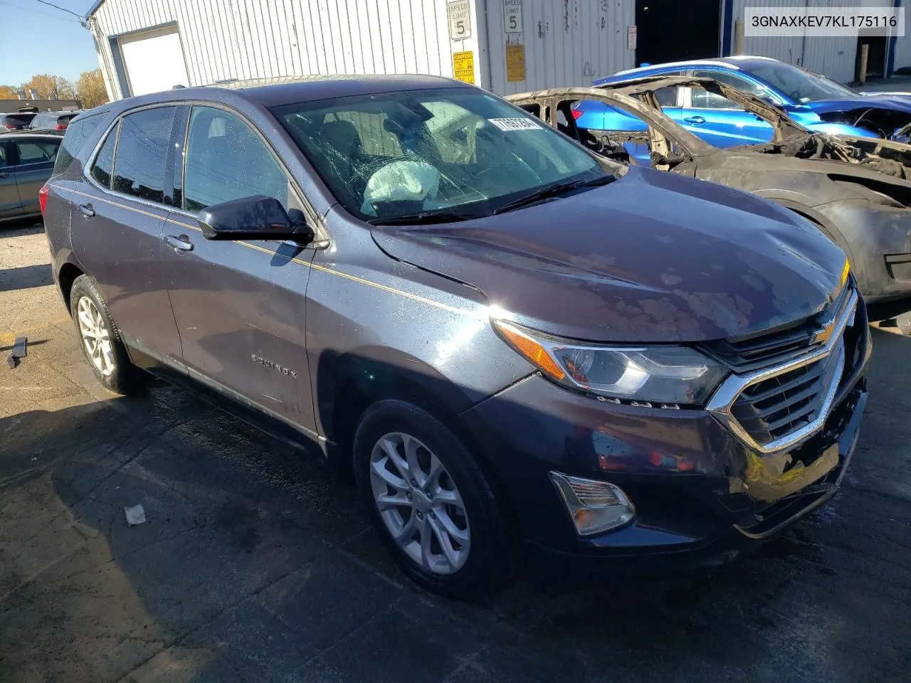 2019 Chevrolet Equinox Lt VIN: 3GNAXKEV7KL175116 Lot: 77697264