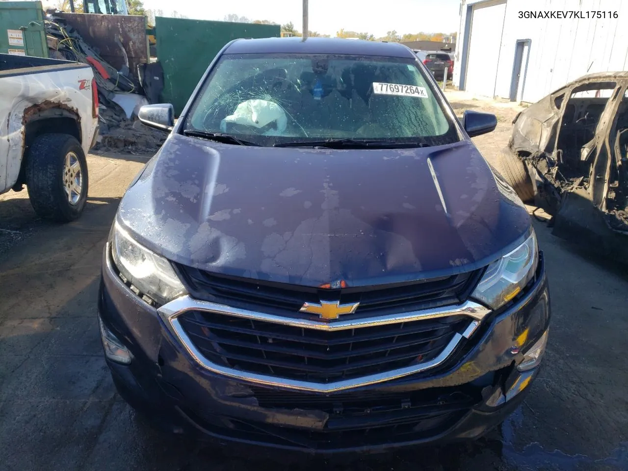 2019 Chevrolet Equinox Lt VIN: 3GNAXKEV7KL175116 Lot: 77697264