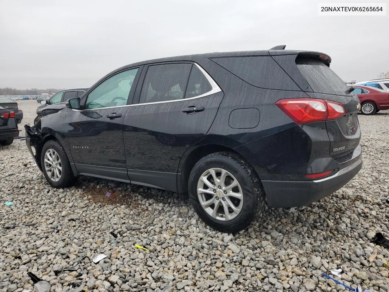 2019 Chevrolet Equinox Lt VIN: 2GNAXTEV0K6265654 Lot: 77704424