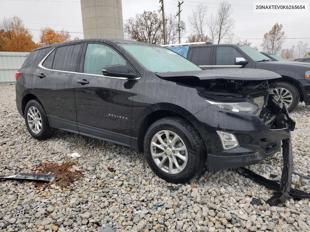 2019 Chevrolet Equinox Lt VIN: 2GNAXTEV0K6265654 Lot: 77704424