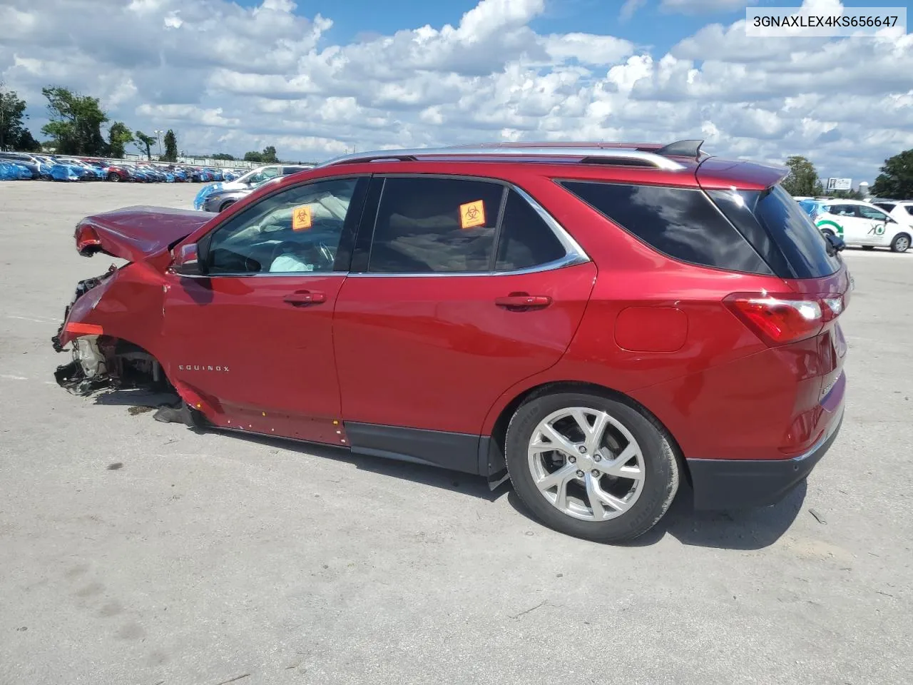 2019 Chevrolet Equinox Lt VIN: 3GNAXLEX4KS656647 Lot: 77714074