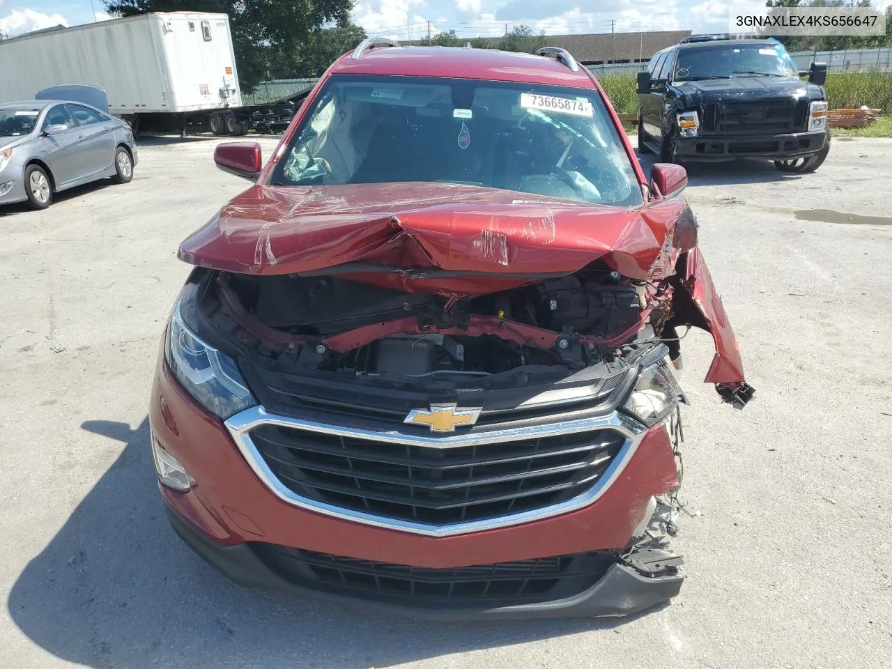 2019 Chevrolet Equinox Lt VIN: 3GNAXLEX4KS656647 Lot: 77714074