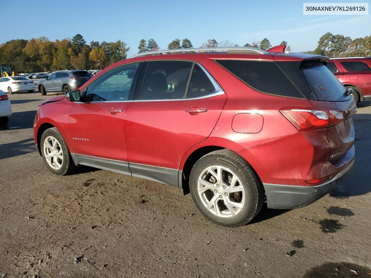 2019 Chevrolet Equinox Premier VIN: 3GNAXNEV7KL269126 Lot: 77747424