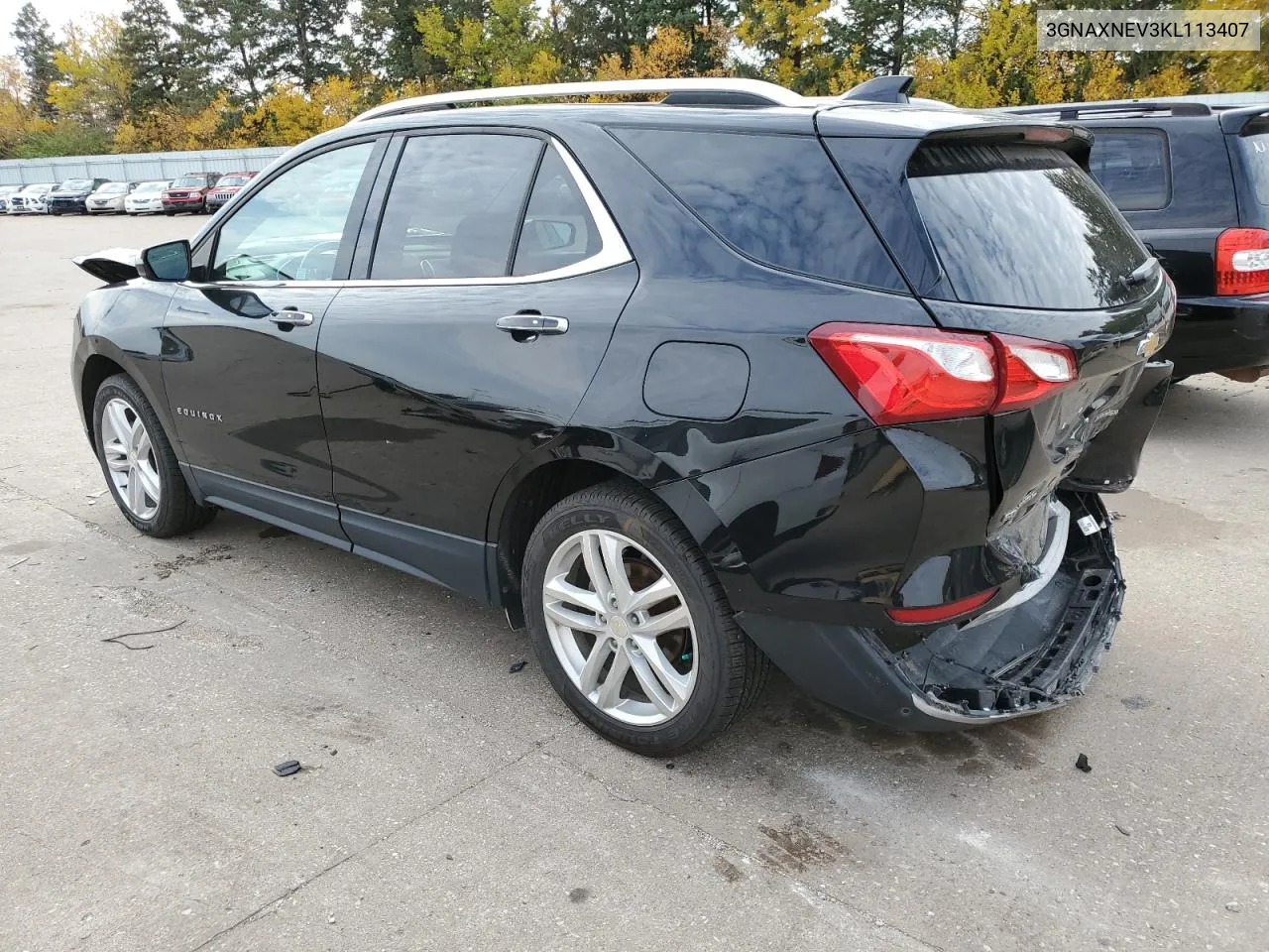 2019 Chevrolet Equinox Premier VIN: 3GNAXNEV3KL113407 Lot: 77777154