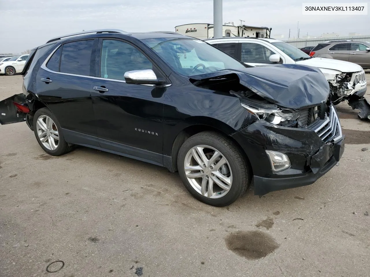 2019 Chevrolet Equinox Premier VIN: 3GNAXNEV3KL113407 Lot: 77777154