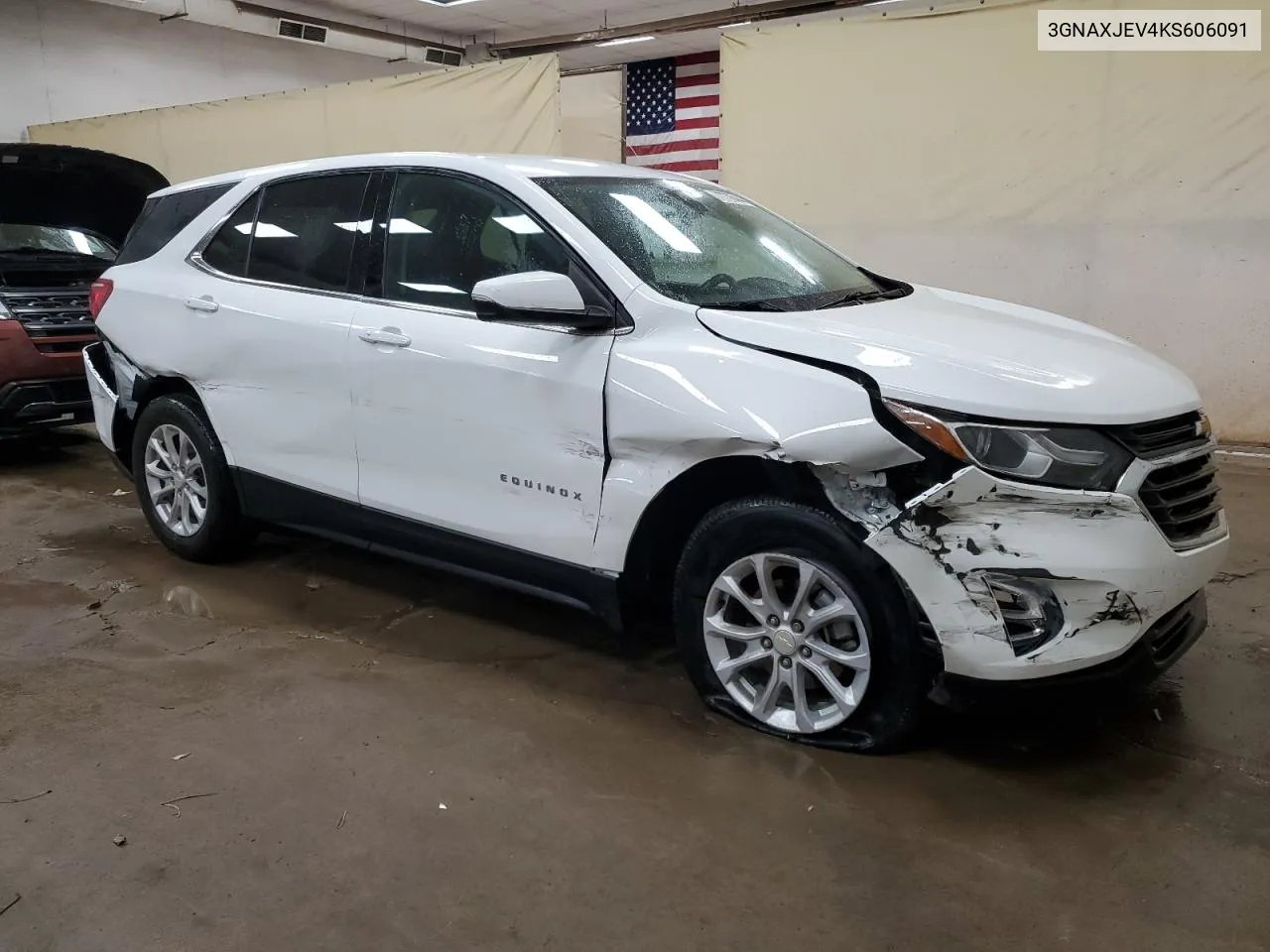 2019 Chevrolet Equinox Lt VIN: 3GNAXJEV4KS606091 Lot: 77778444