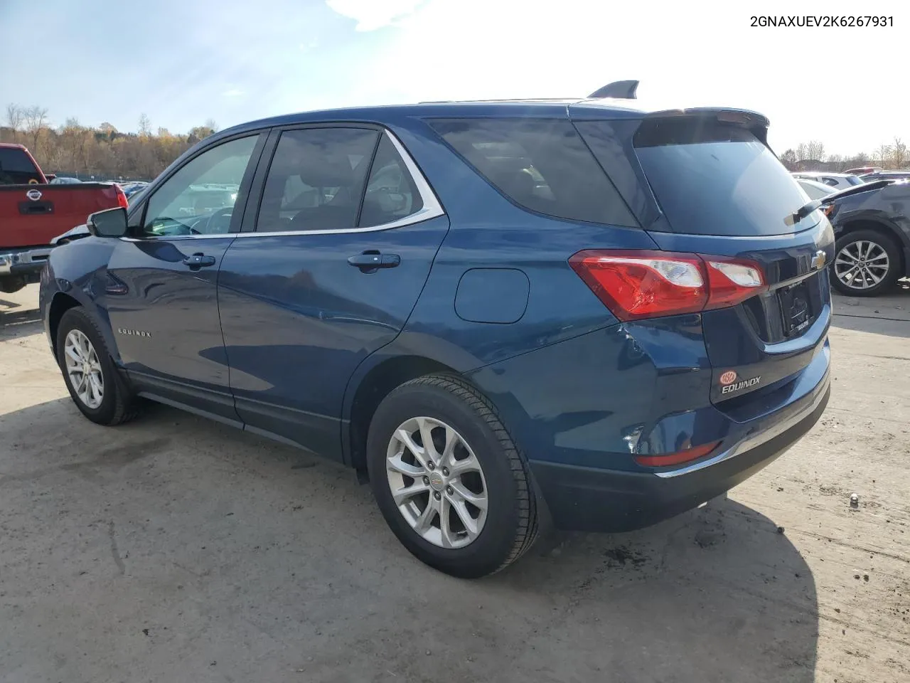 2019 Chevrolet Equinox Lt VIN: 2GNAXUEV2K6267931 Lot: 77789384