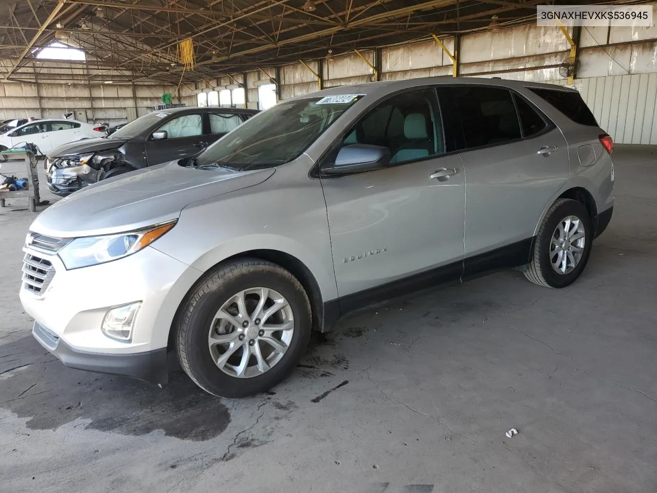 2019 Chevrolet Equinox Ls VIN: 3GNAXHEVXKS536945 Lot: 77808404