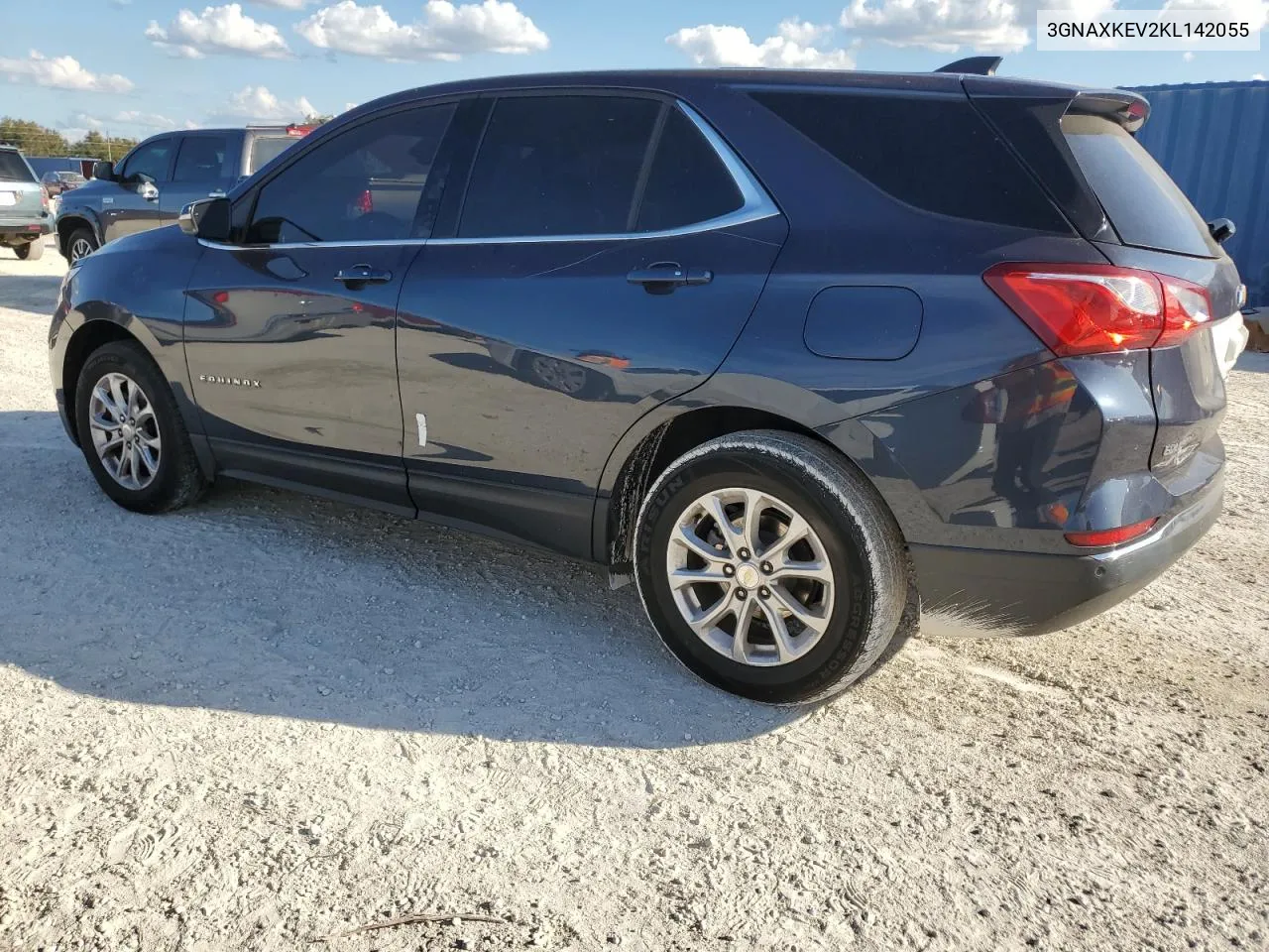 2019 Chevrolet Equinox Lt VIN: 3GNAXKEV2KL142055 Lot: 77829354