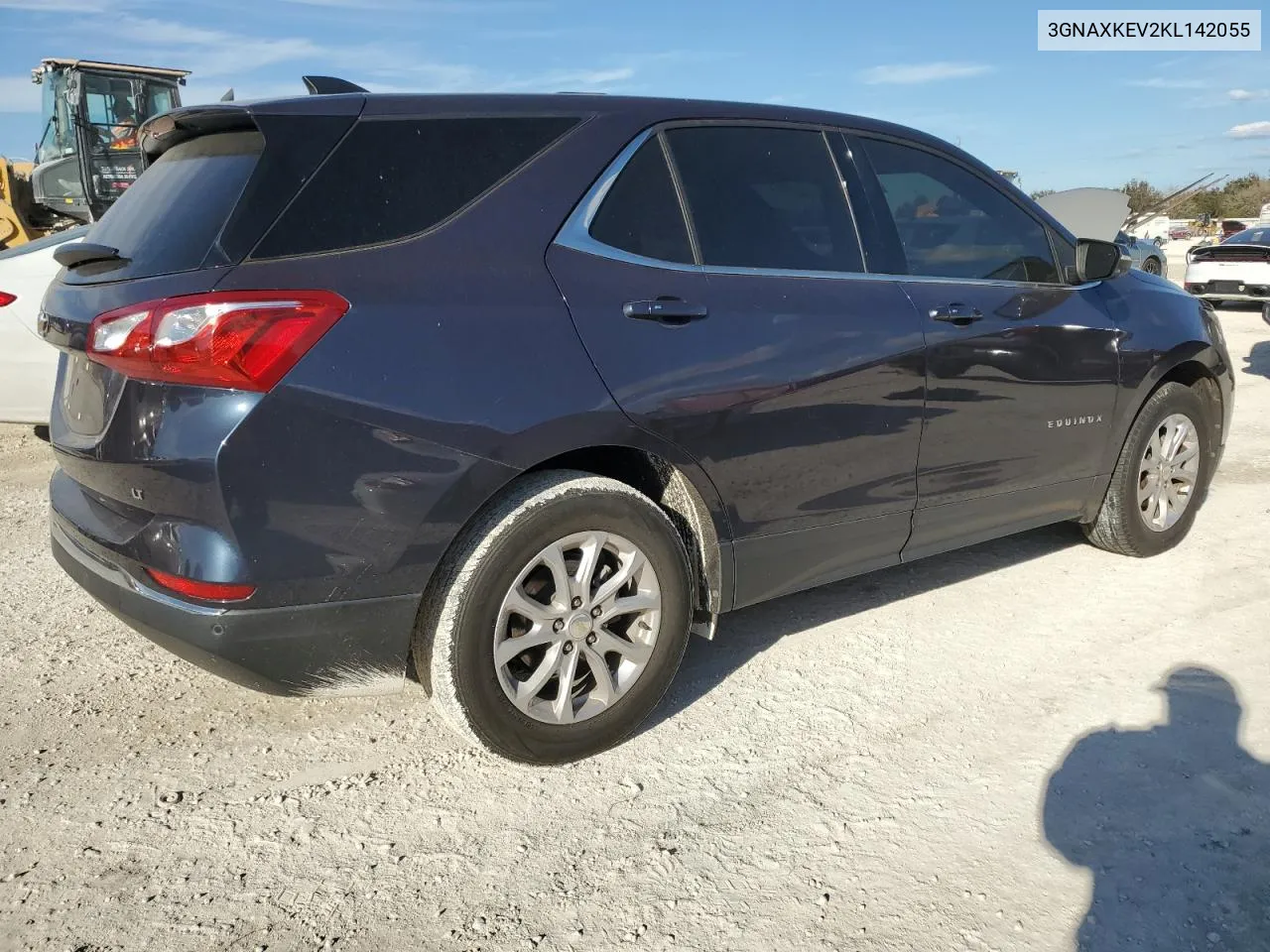 2019 Chevrolet Equinox Lt VIN: 3GNAXKEV2KL142055 Lot: 77829354