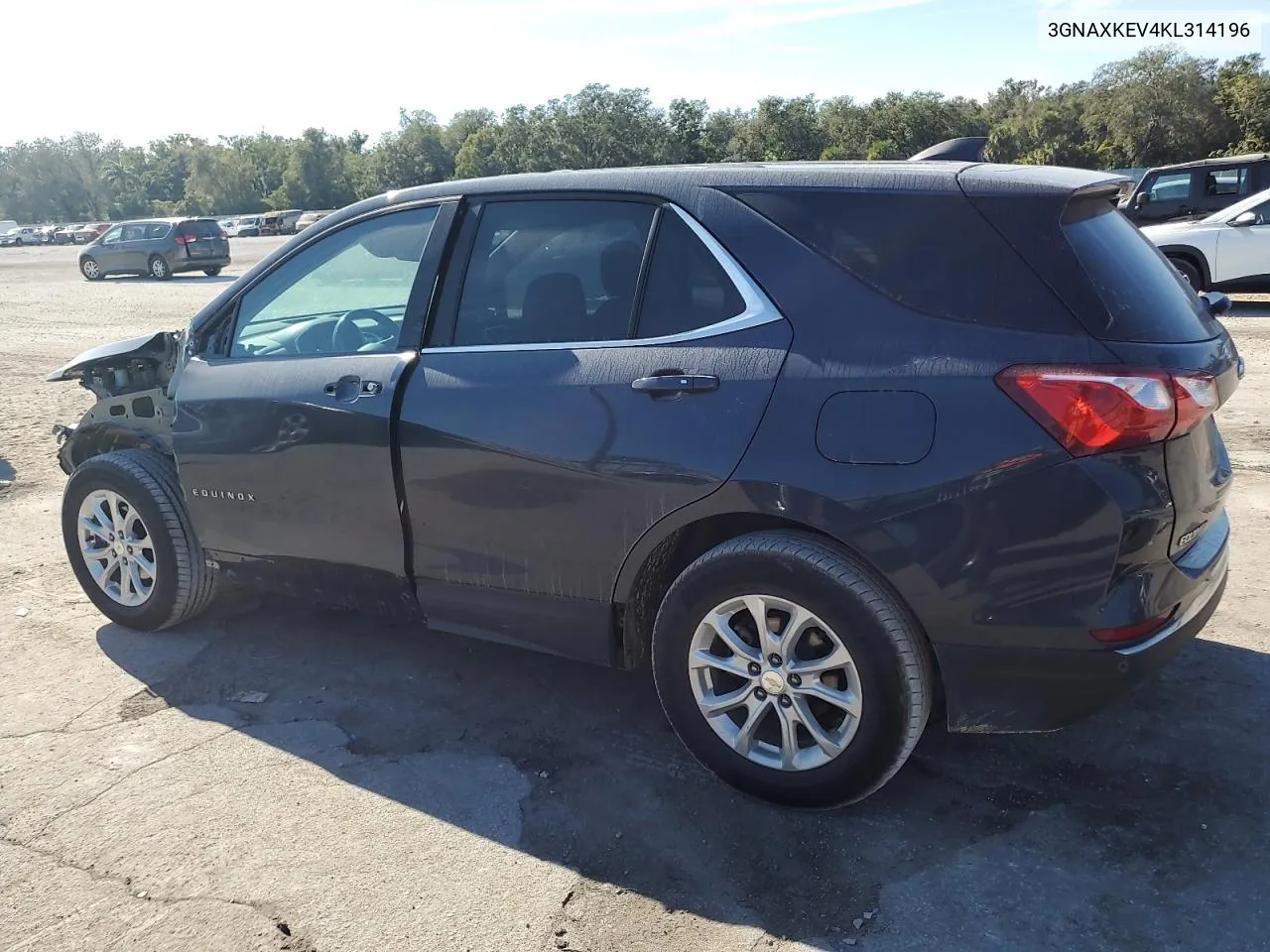 2019 Chevrolet Equinox Lt VIN: 3GNAXKEV4KL314196 Lot: 77833504