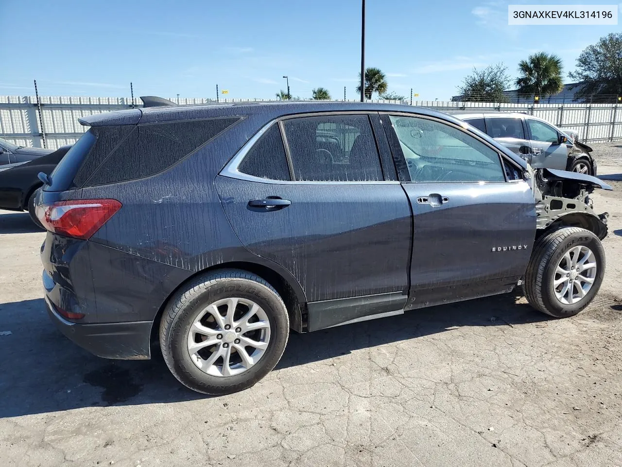 2019 Chevrolet Equinox Lt VIN: 3GNAXKEV4KL314196 Lot: 77833504