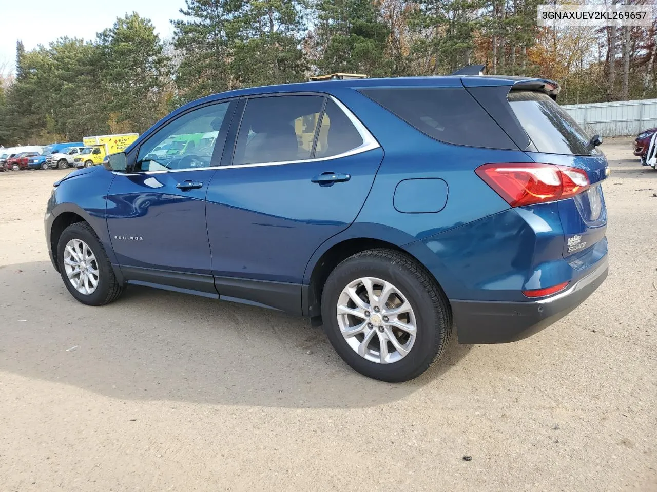 2019 Chevrolet Equinox Lt VIN: 3GNAXUEV2KL269657 Lot: 77841524