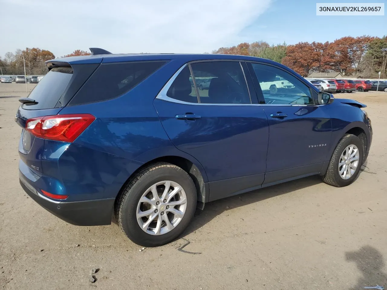 2019 Chevrolet Equinox Lt VIN: 3GNAXUEV2KL269657 Lot: 77841524