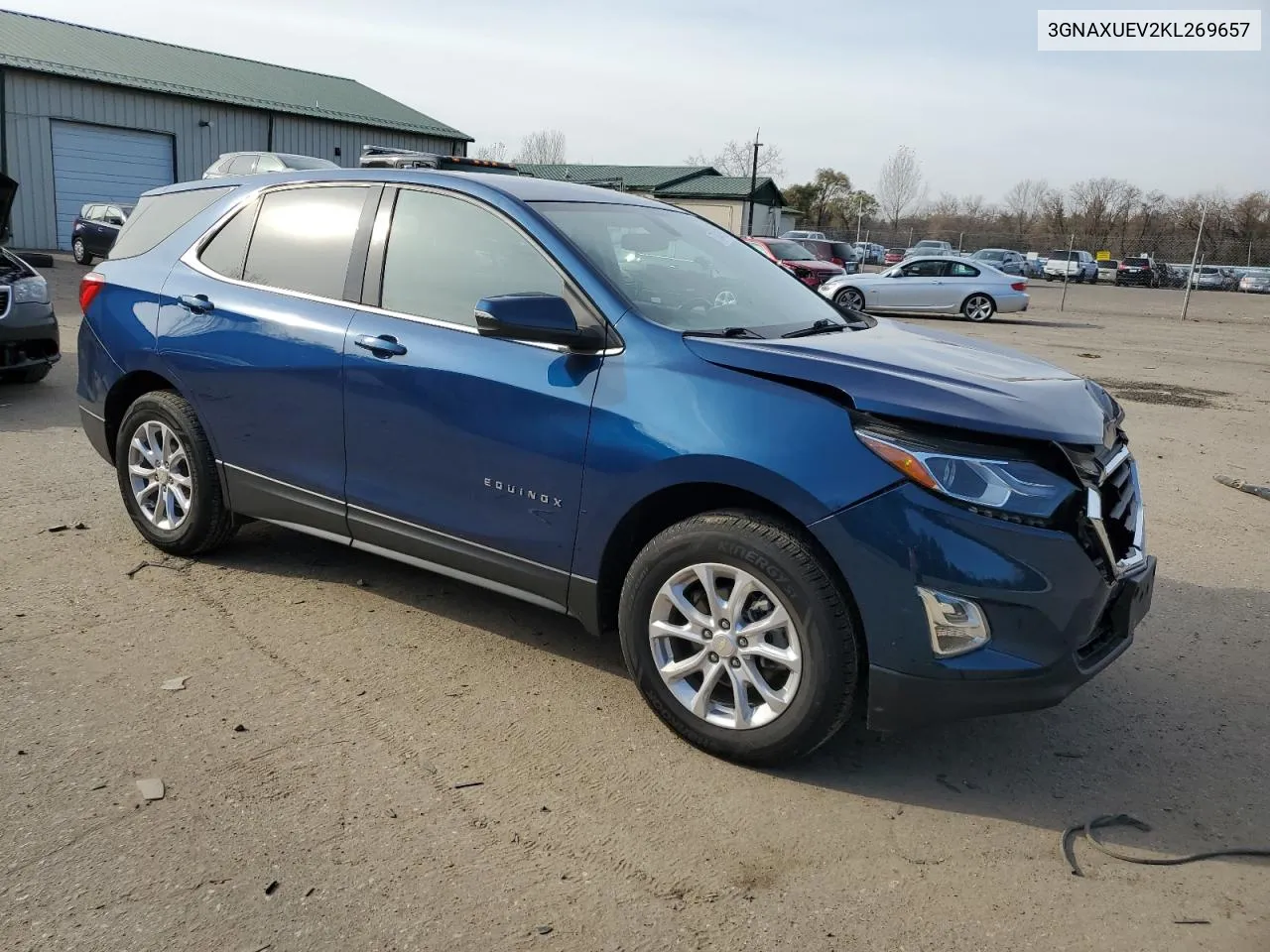 2019 Chevrolet Equinox Lt VIN: 3GNAXUEV2KL269657 Lot: 77841524