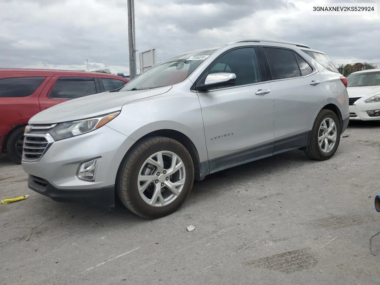 2019 Chevrolet Equinox Premier VIN: 3GNAXNEV2KS529924 Lot: 77856034