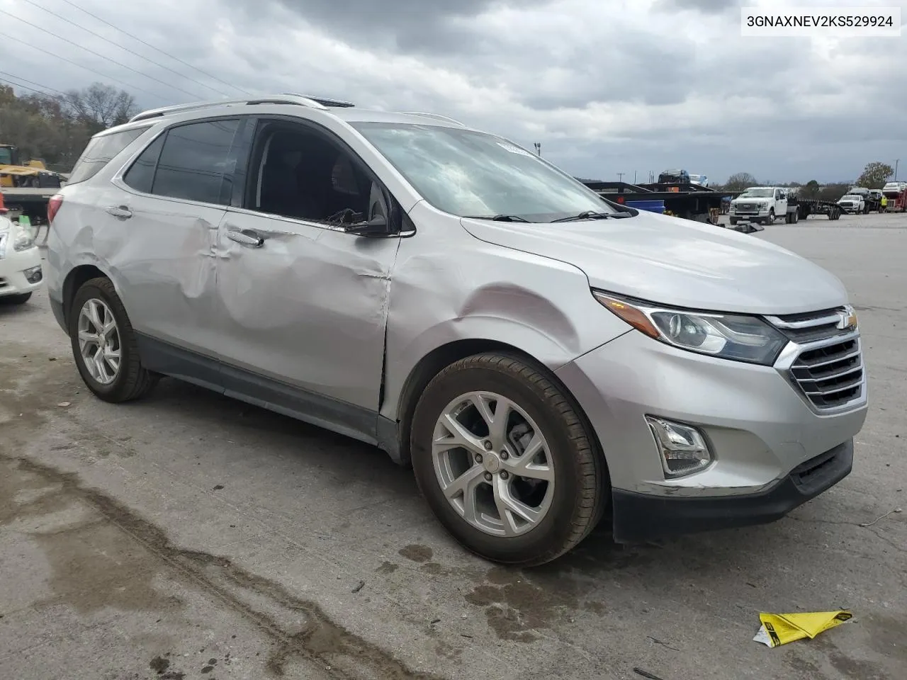 2019 Chevrolet Equinox Premier VIN: 3GNAXNEV2KS529924 Lot: 77856034