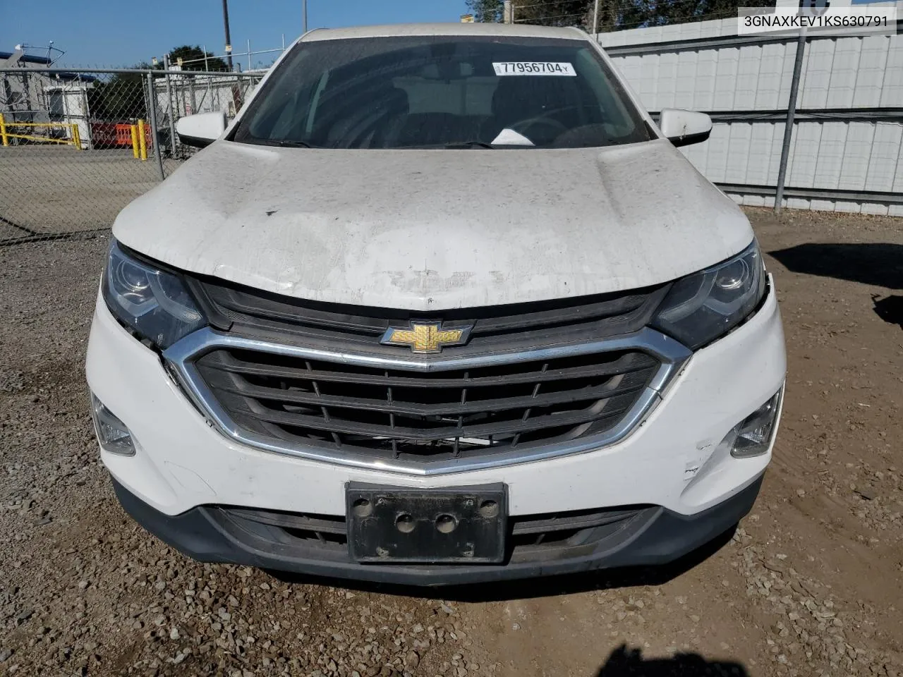 2019 Chevrolet Equinox Lt VIN: 3GNAXKEV1KS630791 Lot: 77956704