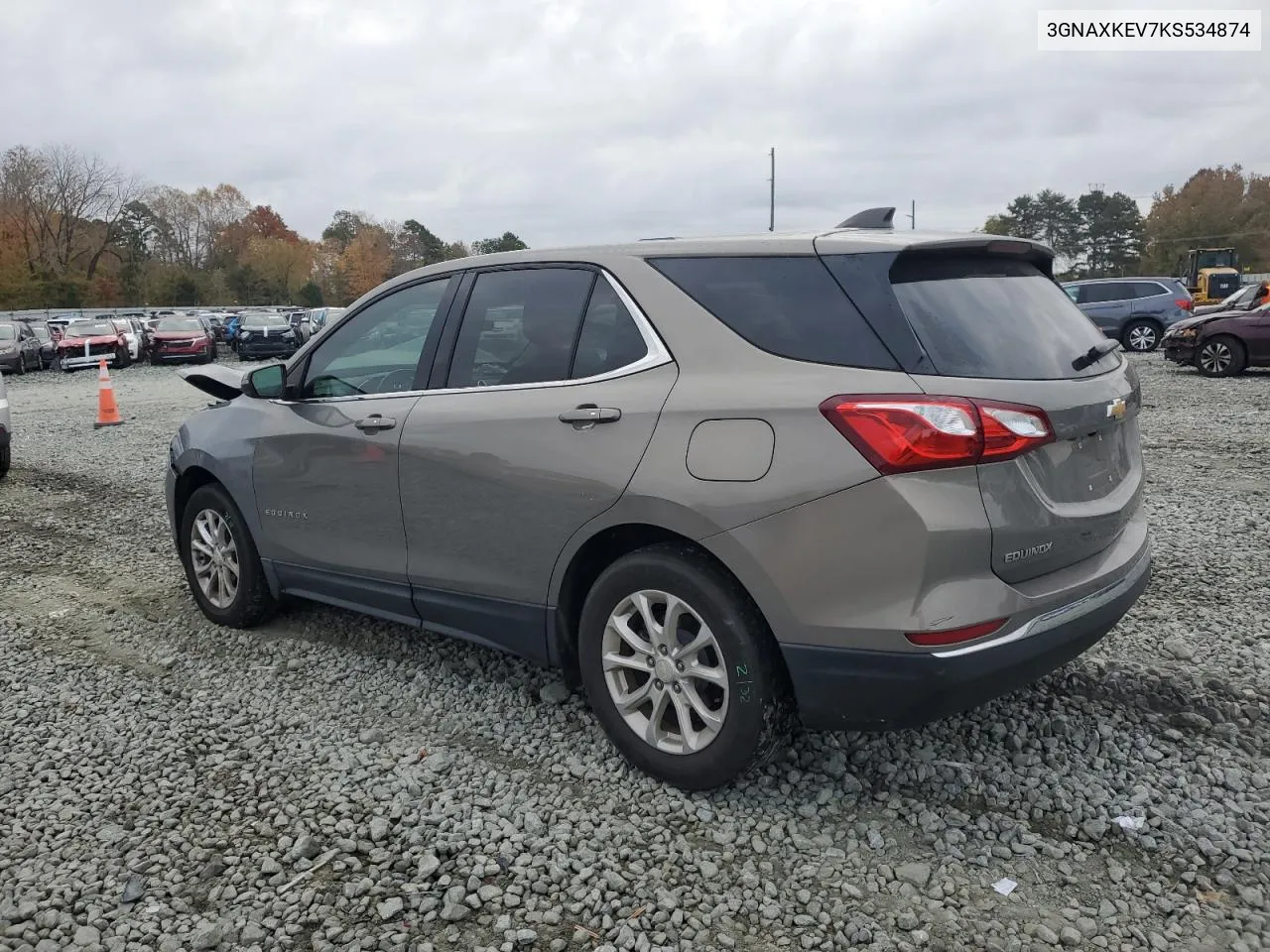 2019 Chevrolet Equinox Lt VIN: 3GNAXKEV7KS534874 Lot: 77970764