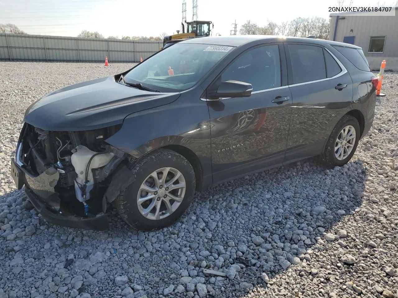 2019 Chevrolet Equinox Lt VIN: 2GNAXKEV3K6184707 Lot: 77995314