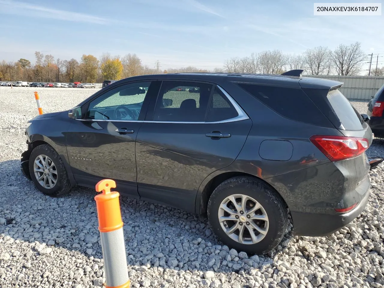 2019 Chevrolet Equinox Lt VIN: 2GNAXKEV3K6184707 Lot: 77995314