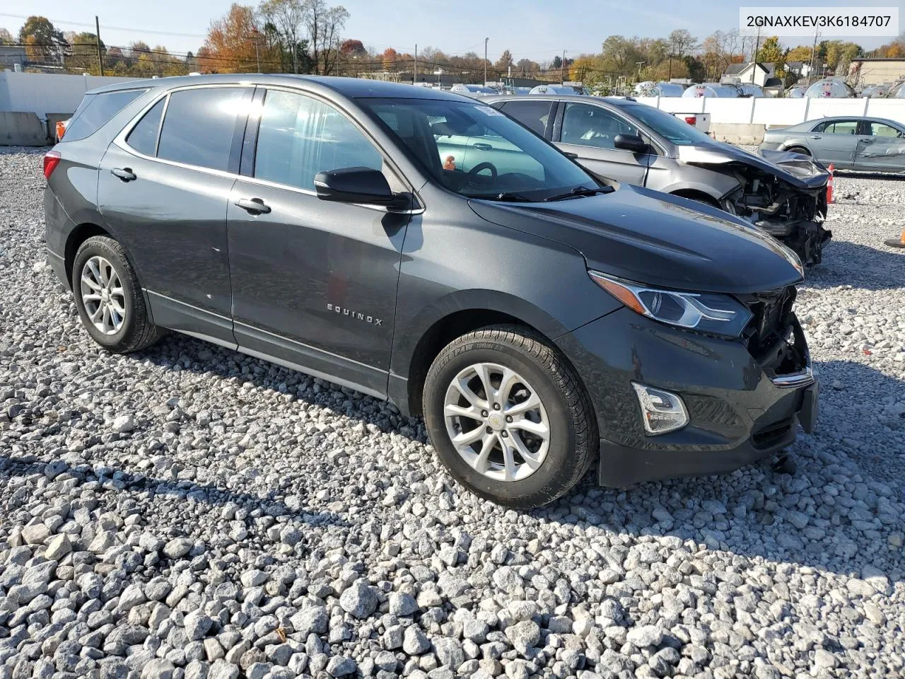 2019 Chevrolet Equinox Lt VIN: 2GNAXKEV3K6184707 Lot: 77995314