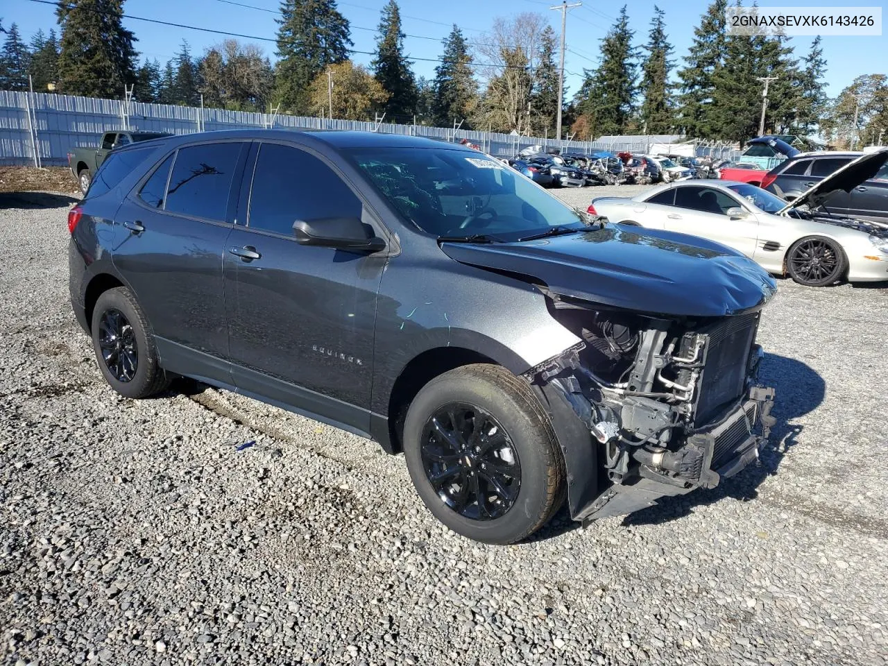 2019 Chevrolet Equinox Ls VIN: 2GNAXSEVXK6143426 Lot: 78017434