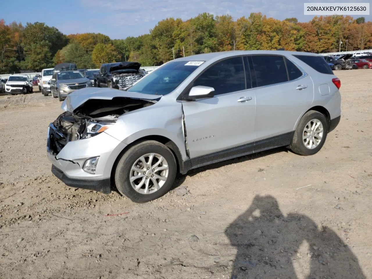 2019 Chevrolet Equinox Lt VIN: 2GNAXKEV7K6125630 Lot: 78021324