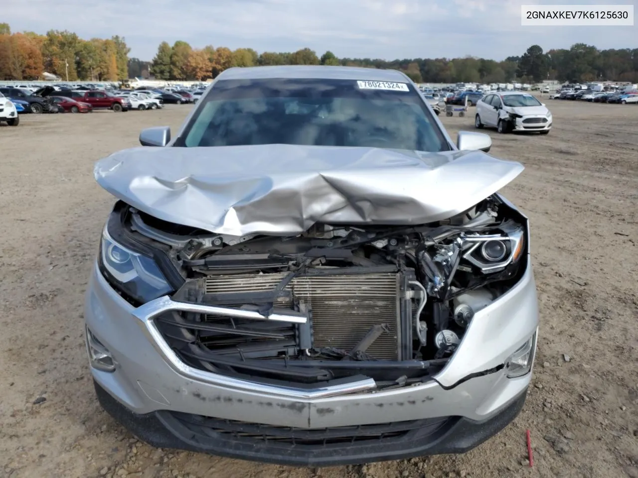 2019 Chevrolet Equinox Lt VIN: 2GNAXKEV7K6125630 Lot: 78021324