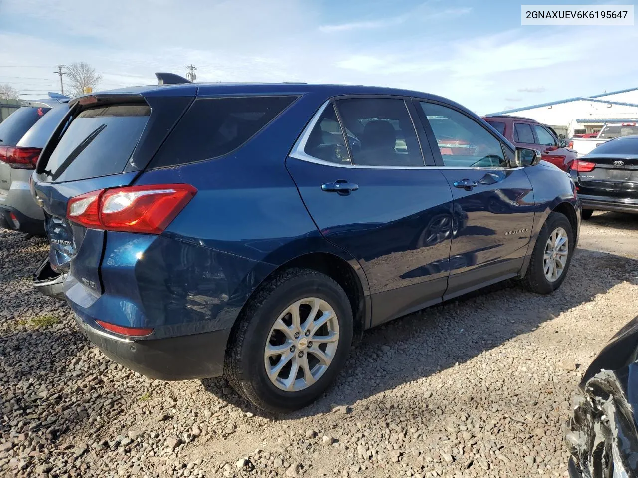 2019 Chevrolet Equinox Lt VIN: 2GNAXUEV6K6195647 Lot: 78045664