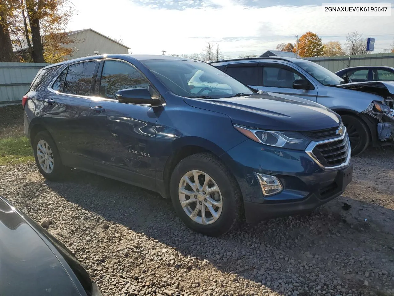 2019 Chevrolet Equinox Lt VIN: 2GNAXUEV6K6195647 Lot: 78045664