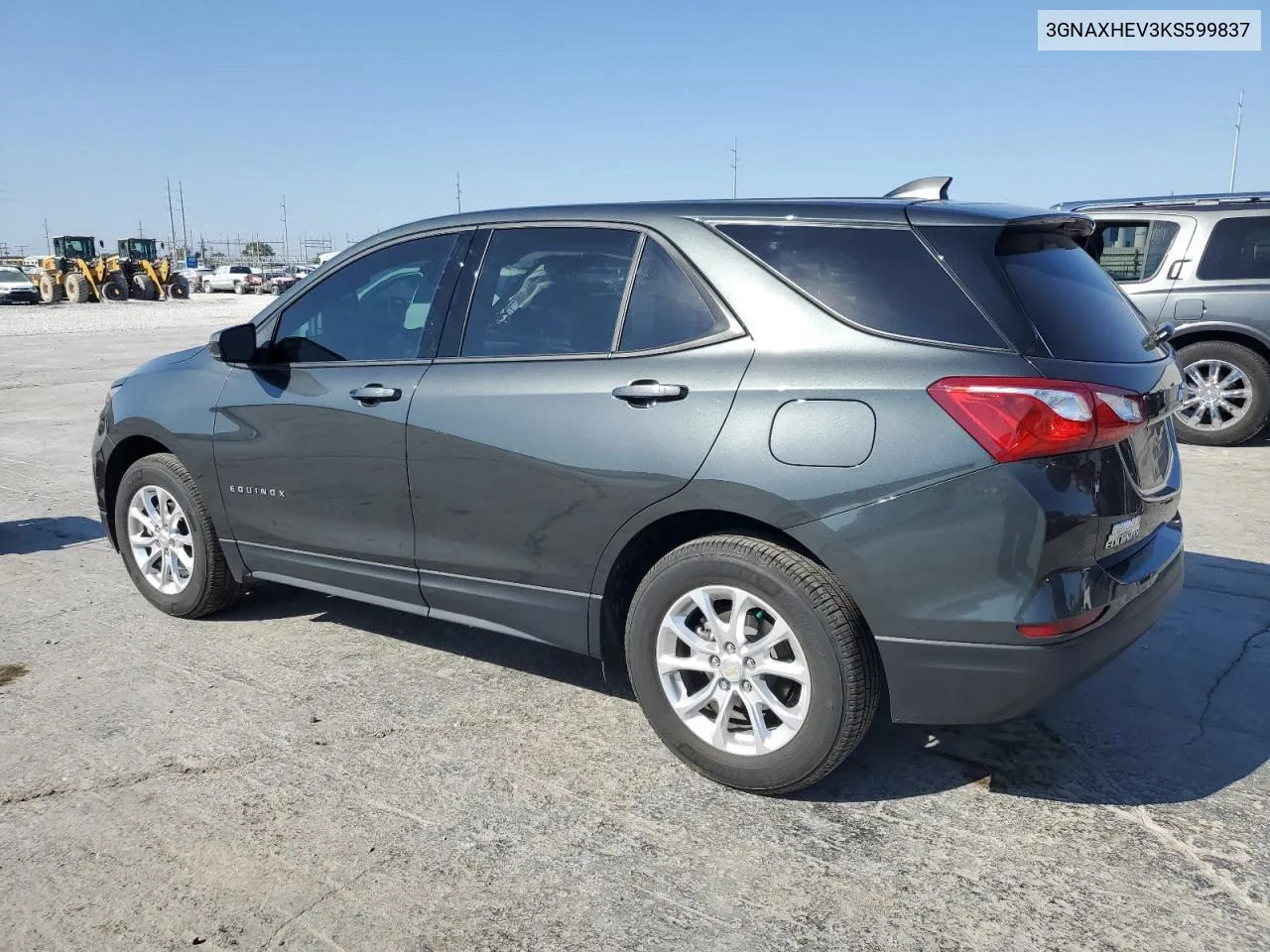 2019 Chevrolet Equinox Ls VIN: 3GNAXHEV3KS599837 Lot: 78062784