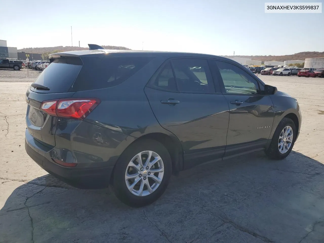 2019 Chevrolet Equinox Ls VIN: 3GNAXHEV3KS599837 Lot: 78062784