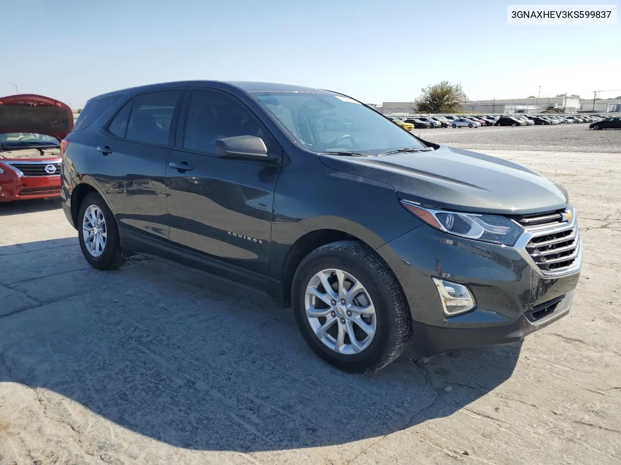 2019 Chevrolet Equinox Ls VIN: 3GNAXHEV3KS599837 Lot: 78062784