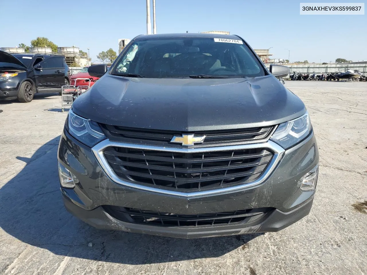 2019 Chevrolet Equinox Ls VIN: 3GNAXHEV3KS599837 Lot: 78062784