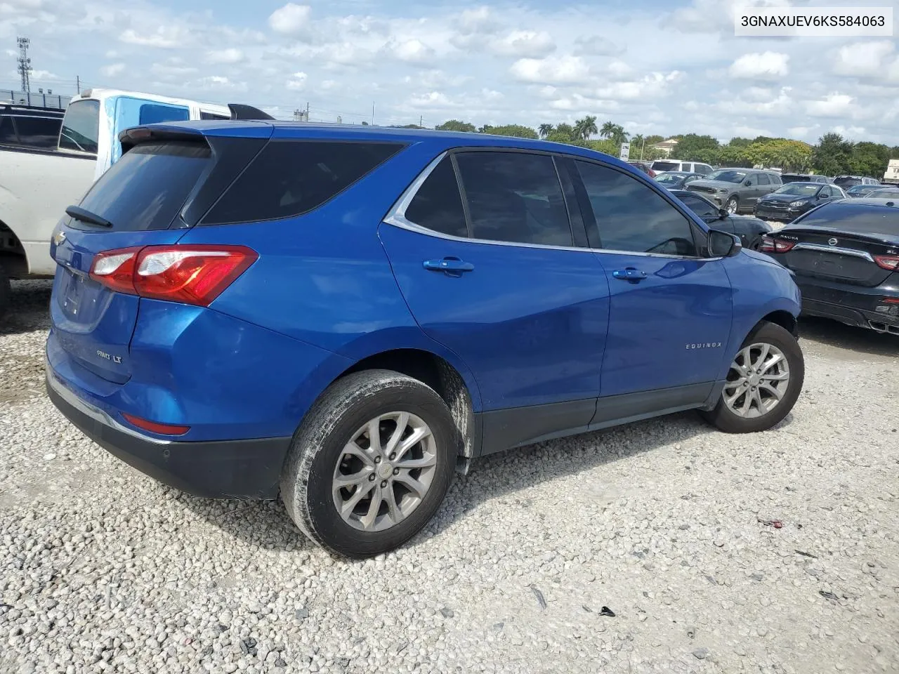 2019 Chevrolet Equinox Lt VIN: 3GNAXUEV6KS584063 Lot: 78063844