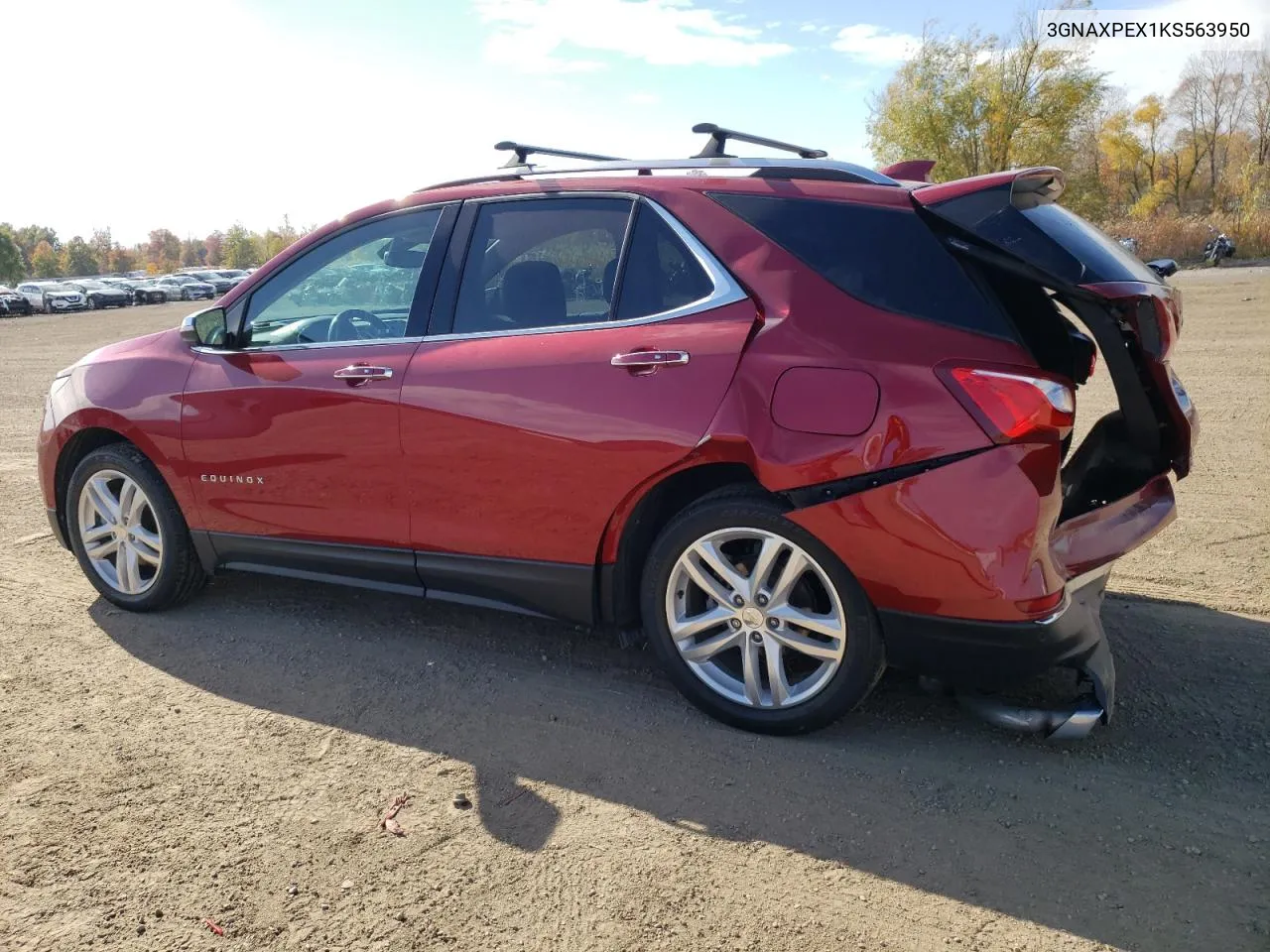 2019 Chevrolet Equinox Premier VIN: 3GNAXPEX1KS563950 Lot: 78067394