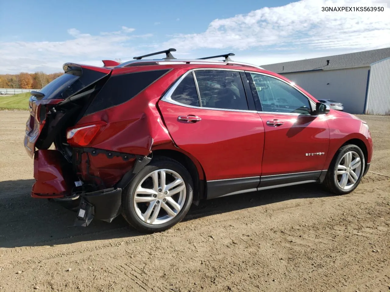 2019 Chevrolet Equinox Premier VIN: 3GNAXPEX1KS563950 Lot: 78067394