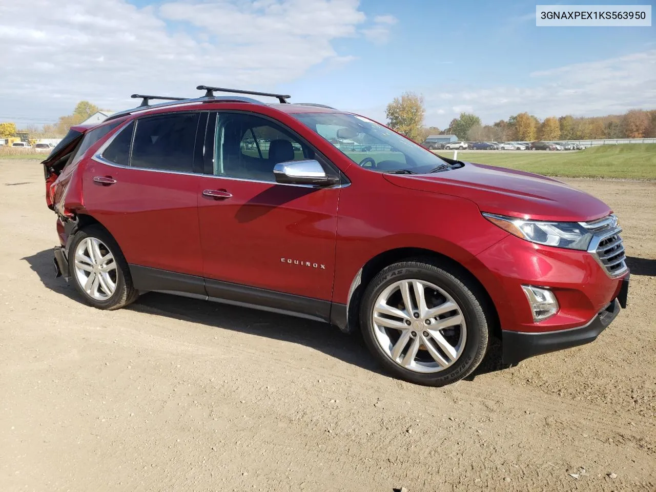 2019 Chevrolet Equinox Premier VIN: 3GNAXPEX1KS563950 Lot: 78067394